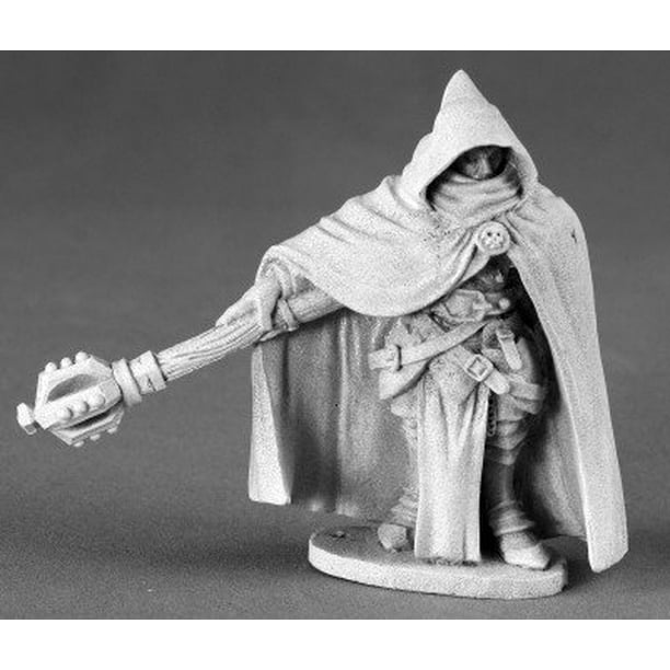 1 x HALBARAND PRETRE BONES REAPER figurine miniature cleric guerrier d&d 77089